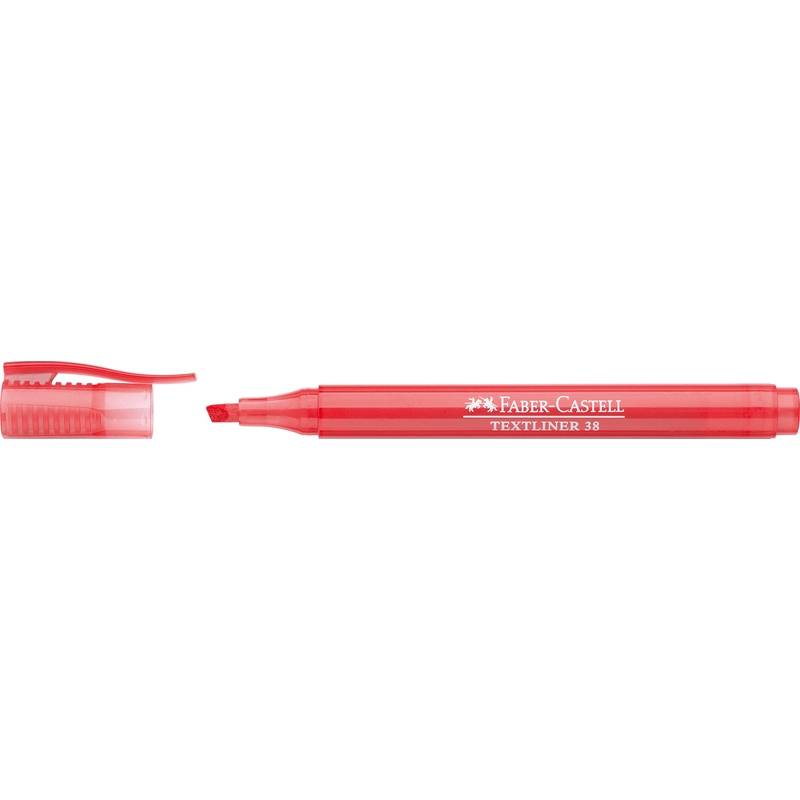FABER-CASTELL Textmarker TEXTLINER 38, rot