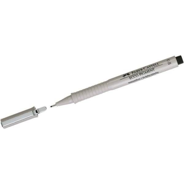 Tintenfeinschreiber Ecco-Pigment 0,8 schwarz