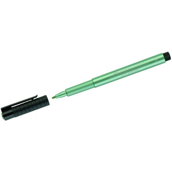 Tuschestift Pitt Artist Pen metallic green metallic 1,5