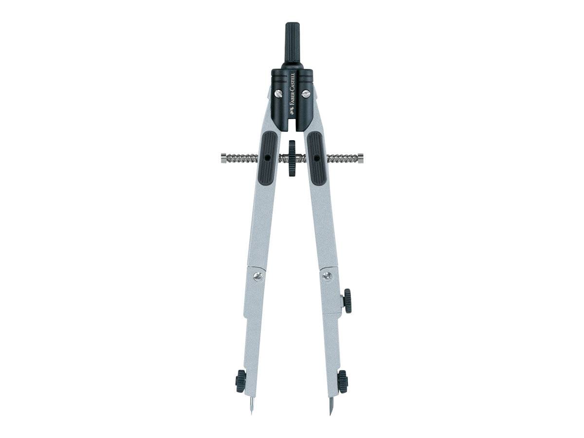 FABER-CASTELL Zirkel Schnellverstell. m.Gel., 3,5 Zap.