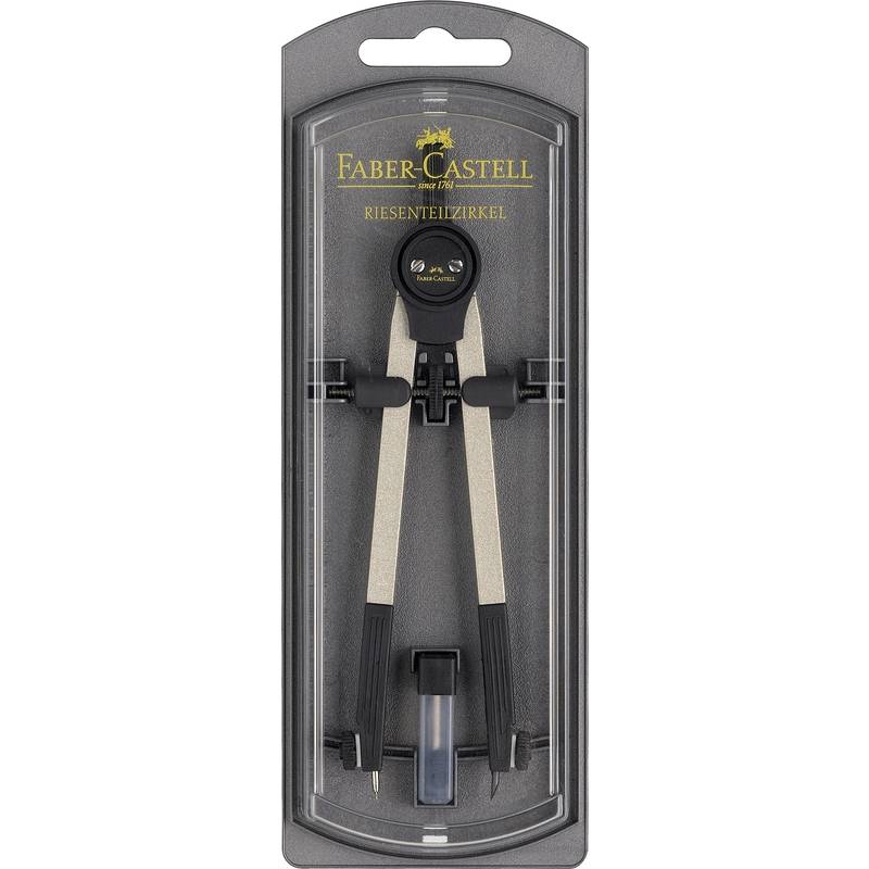 FABER-CASTELL Riesenteilzirkel, silber / schwarz