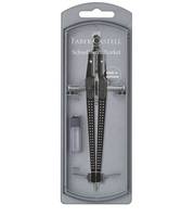 Faber-Castell Schnellverstellzirkel GRIP schwarz, Kunststoffkasten, 2 Stück(e)
