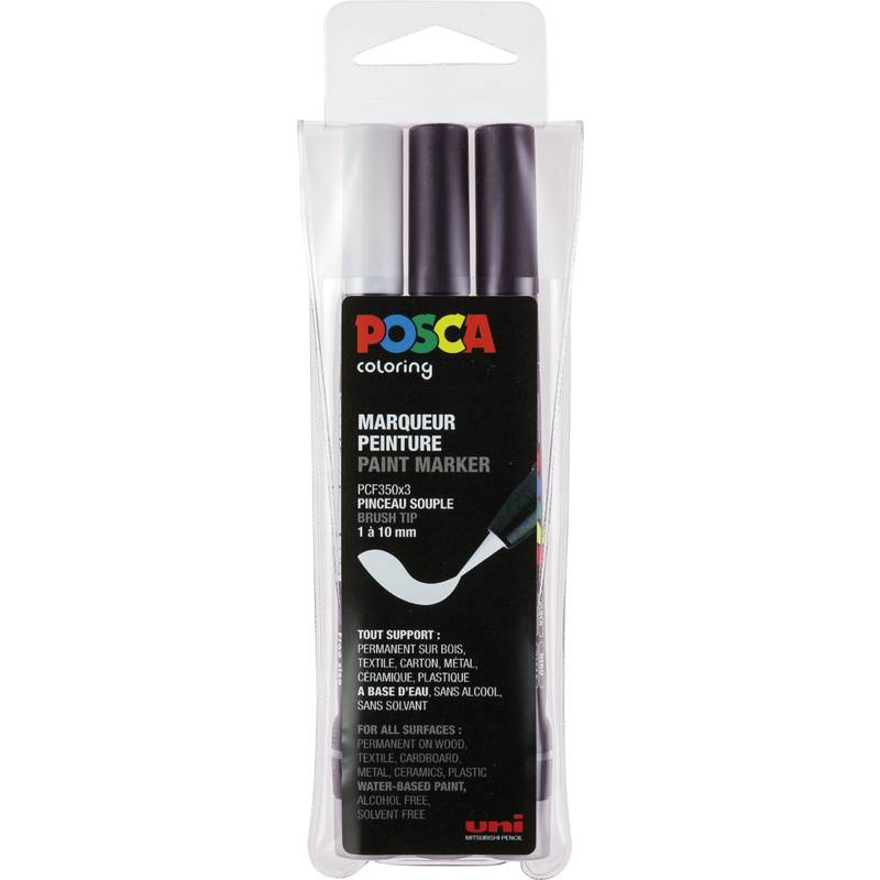 POSCA Pigmentmarker PCF-350, 3er Etui