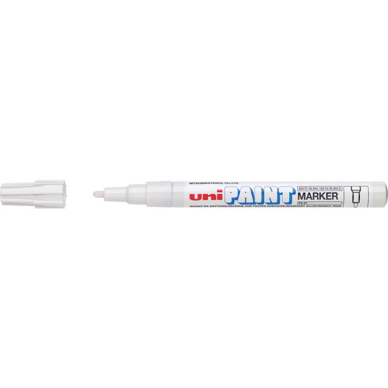 uni-ball Permanent-Marker PAINT (PX-21), weiß