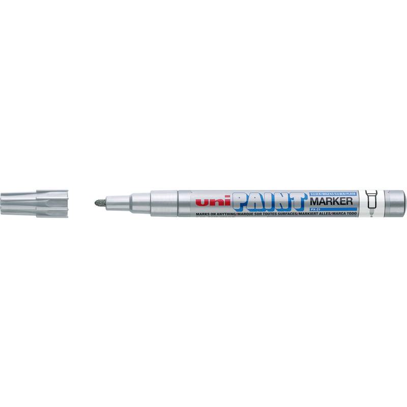 uni-ball Permanent-Marker PAINT (PX-21), silber