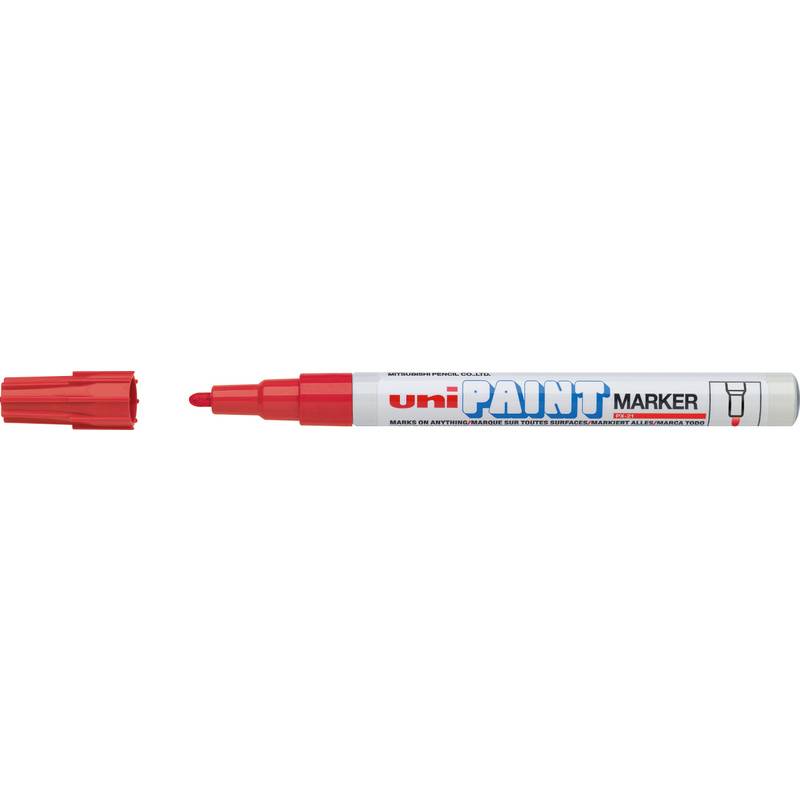 uni-ball Permanent-Marker PAINT (PX-21), rot