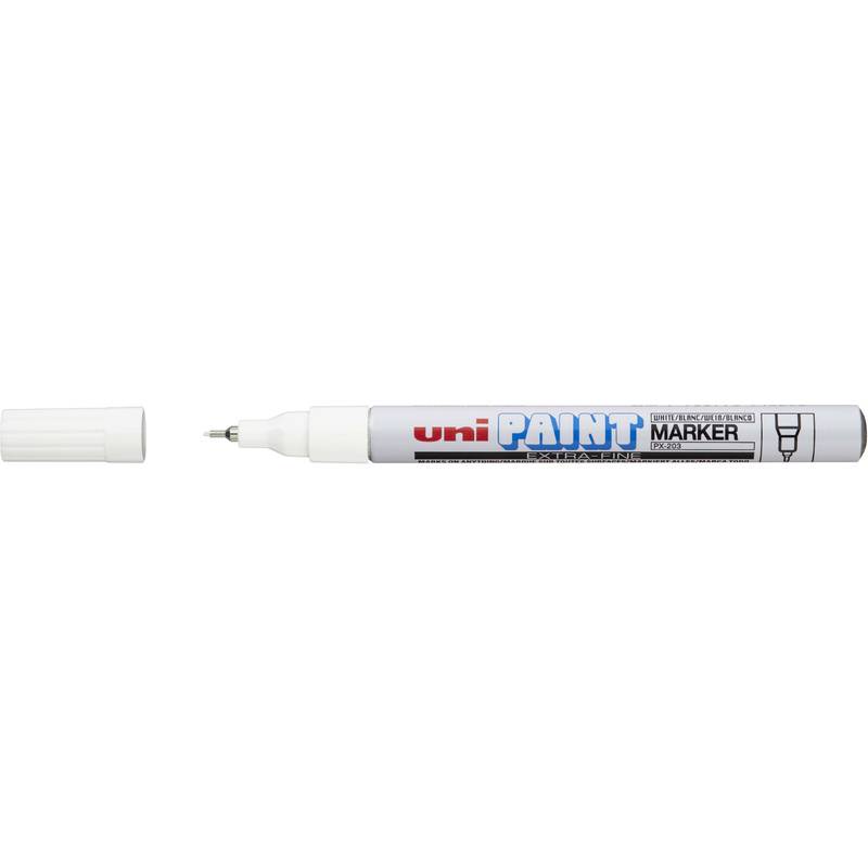 uni-ball Permanent-Marker PAINT (PX-203), weiß