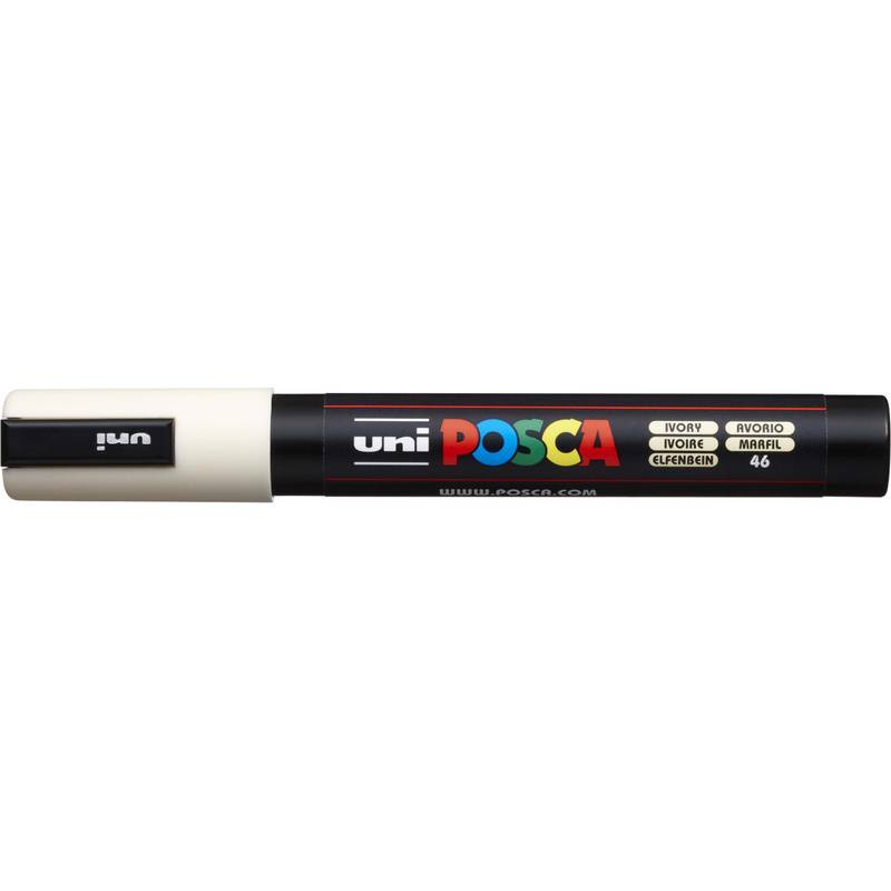 POSCA Pigmentmarker PC-5M, elfenbein