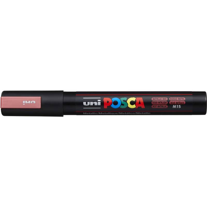 POSCA Pigmentmarker PC-5M, rot metallic