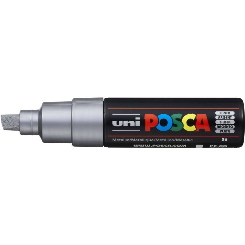 POSCA Pigmentmarker PC-8K, silber