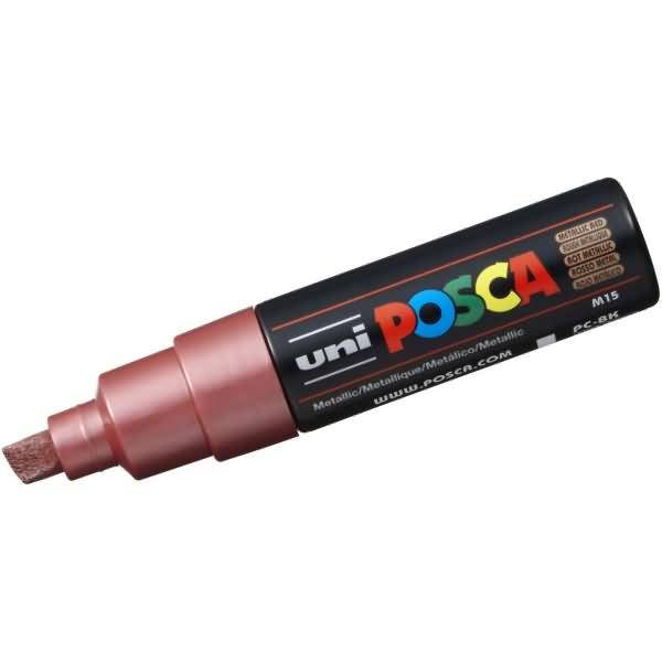 Fasermaler Uni Posca PC-8K 8mm rot metallic