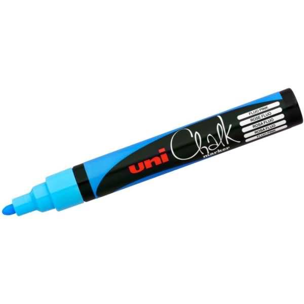 Kreidemarker Uni Chalk PWE-5M 1,8-2,5mm hellblau