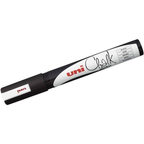 Kreidemarker Uni Chalk PWE-5M 1,8-2,5mm schwarz