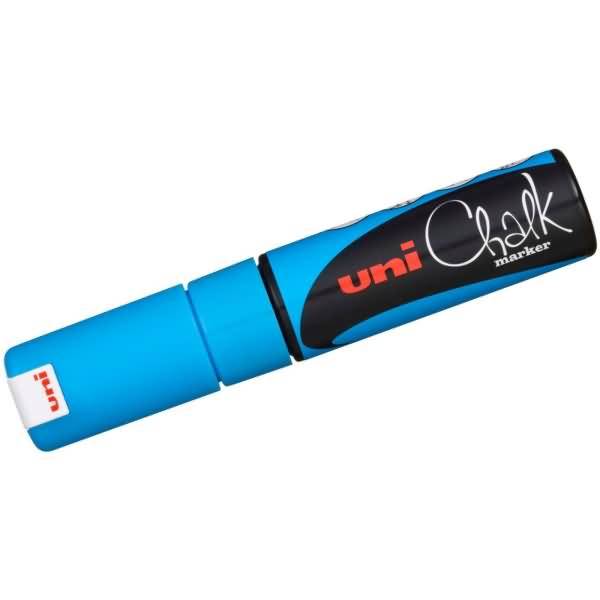 Kreidemarker Uni Chalk PWE-8K 8mm hellblau