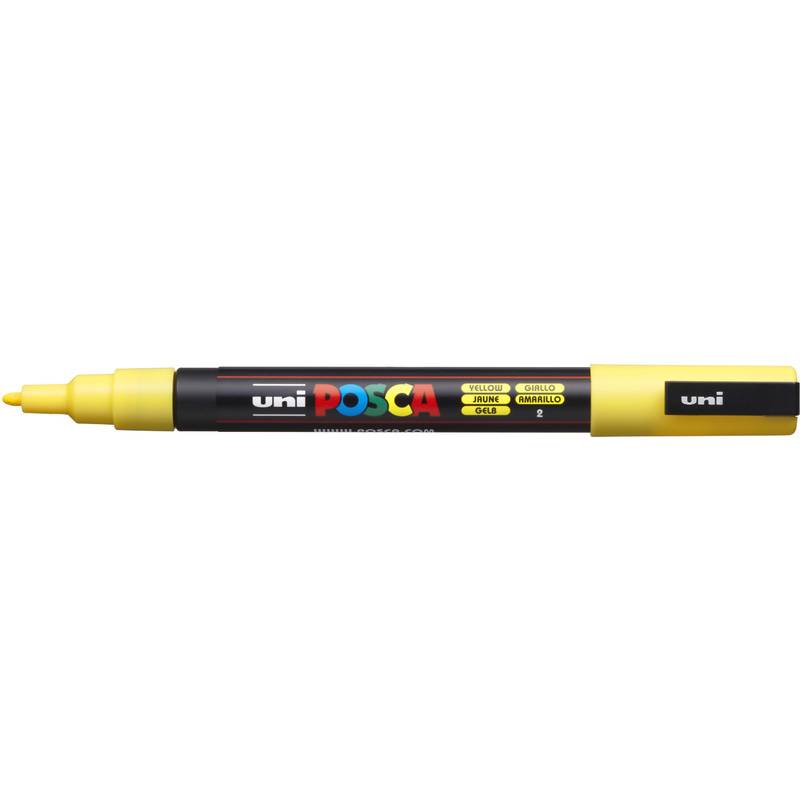 POSCA Pigmentmarker PC-3M, gelb