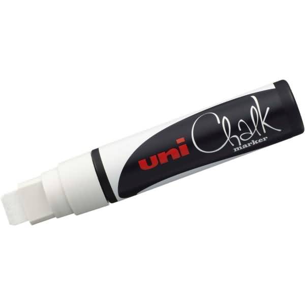 Kreidemarker Uni Chalk PWE-17K 15mm weiß