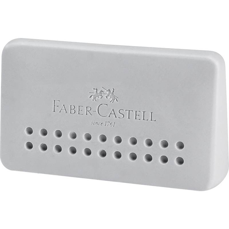 FABER-CASTELL Kunststoff-Radierer GRIP 2001 EDGE, grau