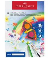 Zeichenblock A4 Rote Linie 20 Blatt