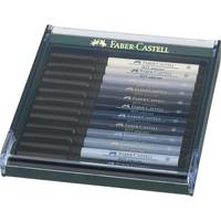 Faber-Castell 267423, Grau, Rund, Tinte auf Pigmentbasis, 12 Stück(e)