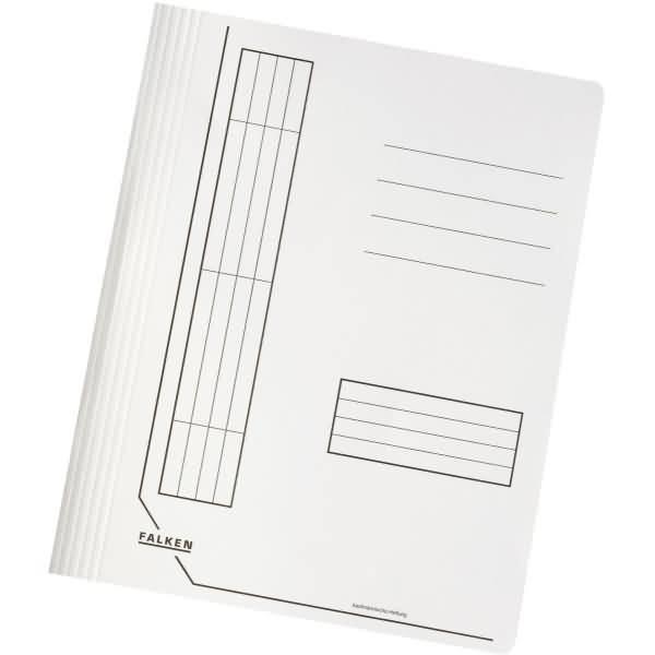 Schnellhefter A4 Manila-RC-Karton 240g/qm intensivfarben weiß