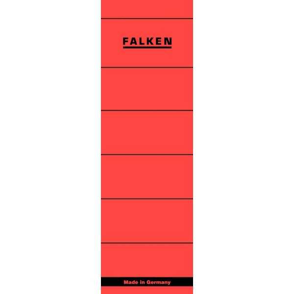 Ordnerrückenschilder selbstklebend 60x190mm VE=10 Stück rot