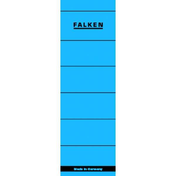 Ordnerrückenschilder selbstklebend 60x190mm VE=10 Stück blau