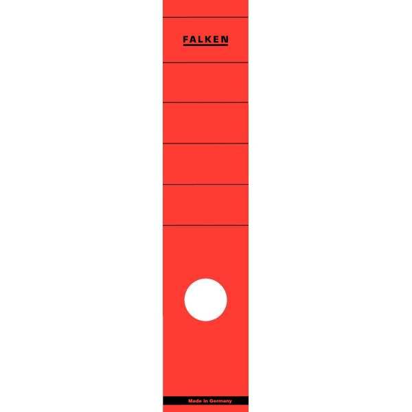 Ordnerrückenschilder selbstklebend 60x290mm VE=10 Stück rot