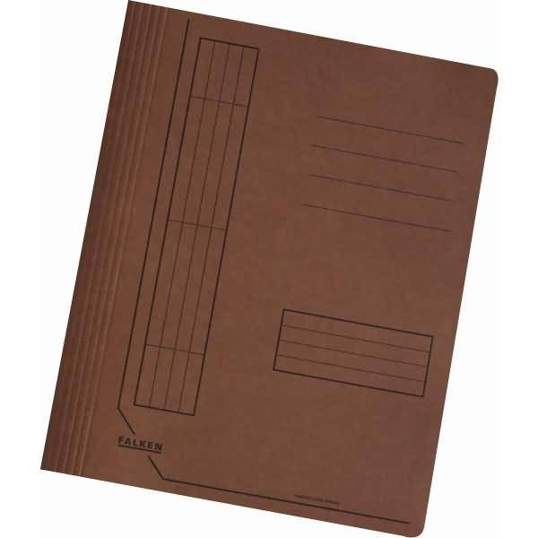 Schnellhefter A4 Manila-RC-Karton 240g/qm intensivfarben dunkelbraun