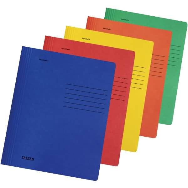 Schnellhefter A4 Manila-RC-Karton 240g/qm intensivfarben sortiert