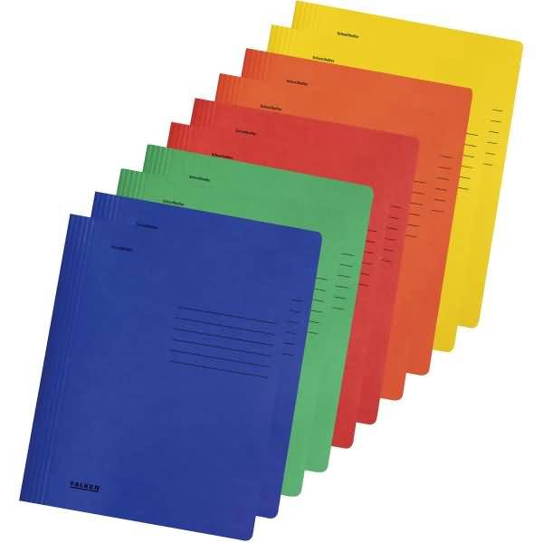 Schnellhefter A4 Manila-RC-Karton 240g/qm intensivfarben sortiert