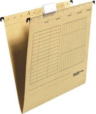 Falken Hängemappe 11287745 seitlich offen braun 5 St./Pack.