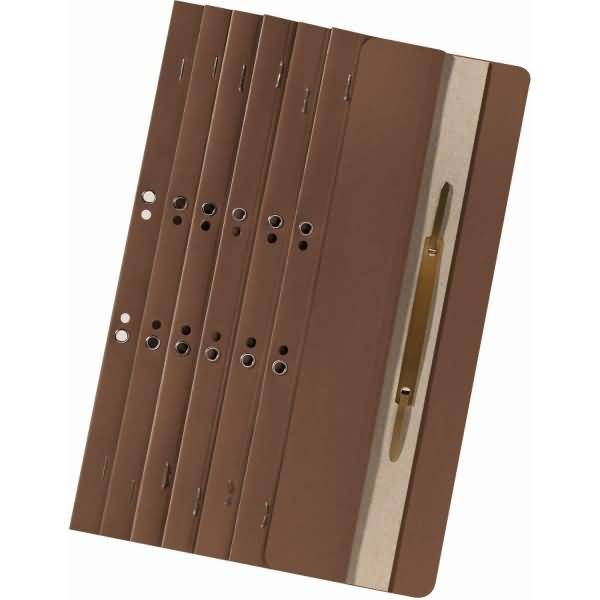 Ösenschmalhefter Manila-RC-Karton 250 g/qm A4 65x305mm braun