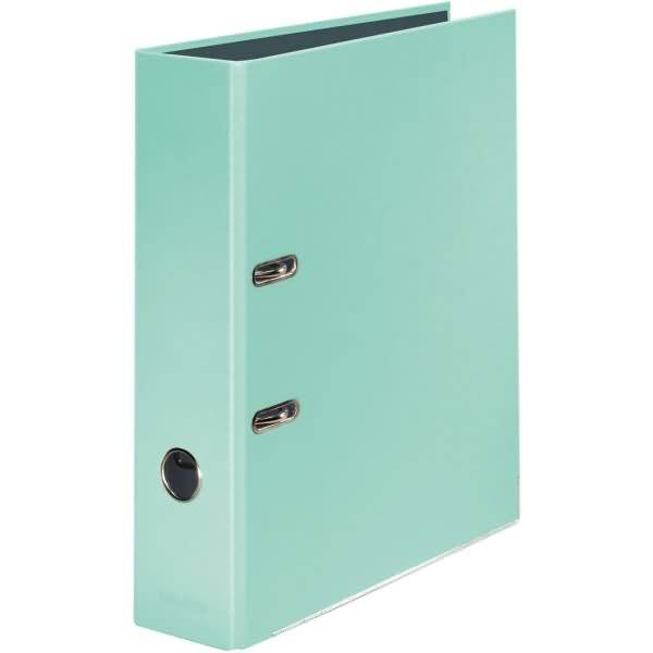 Ordner PastellColor A4 80 mm Minz-Grün