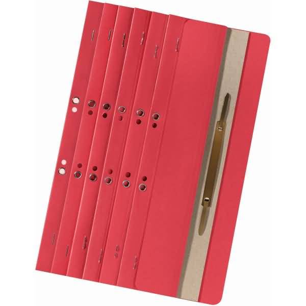 Ösenschmalhefter A4 Manila-RC-Karton 250g/qm rot