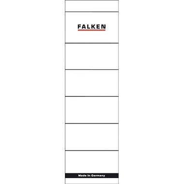 Falken Ordnerrückenschild 80039266 breit/kurz weiß 10 St./Pack.