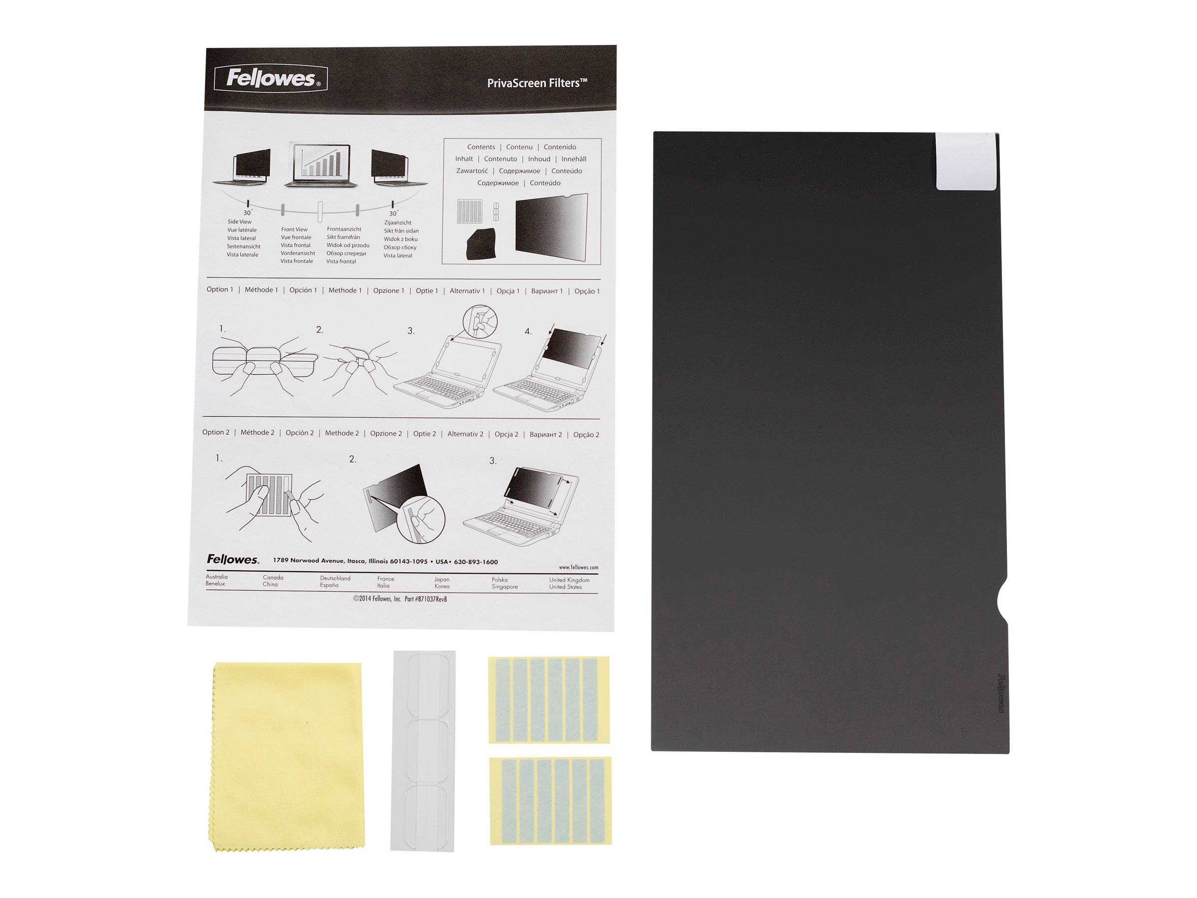 Fellowes PrivaScreen Blackout - Blickschutzfilter für Notebook - 33,8 cm Breitbild (13,3 Zoll Breitbild)