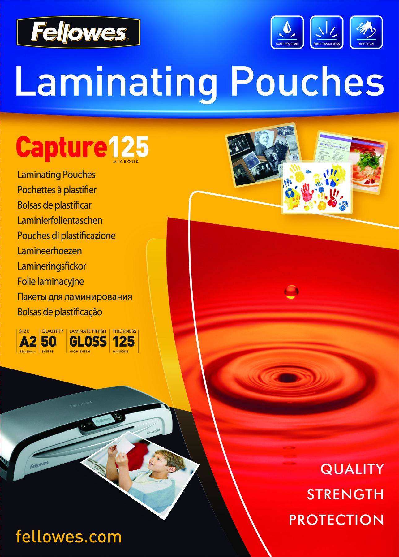 Fellowes - 50er-Pack - glänzend - A2 (420 x 594