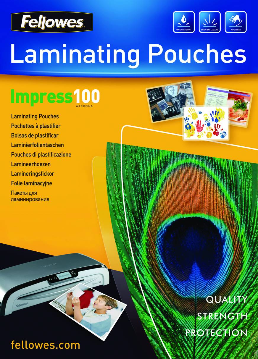 Fellowes Laminating Pouches - 100 Mikrometer
