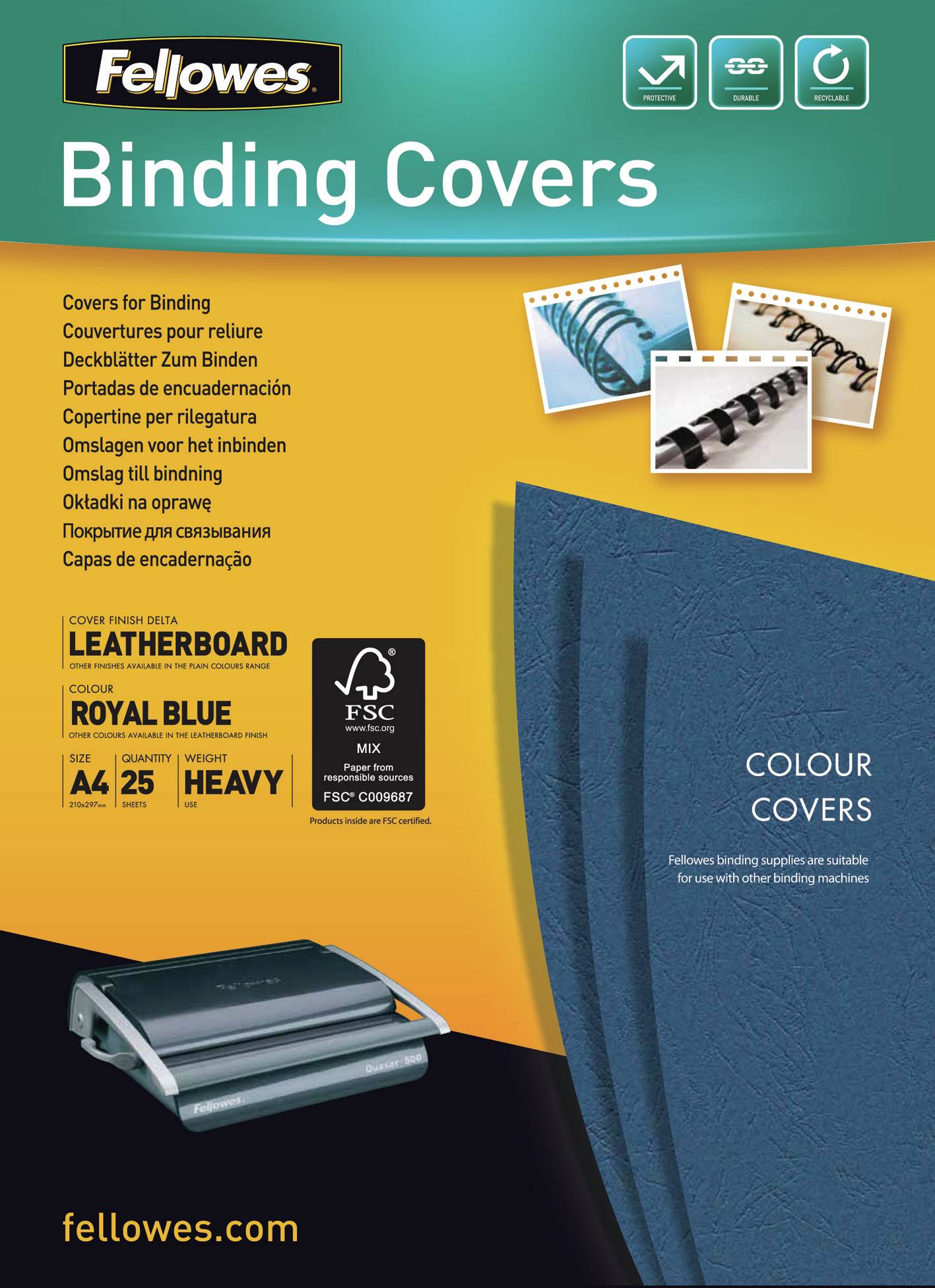 Fellowes FSC Certified - A4 (210 x 297 mm) - königsblau