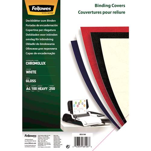 Fellowes Chromo - A4 (210 x 297 mm) - Weiß glänzend