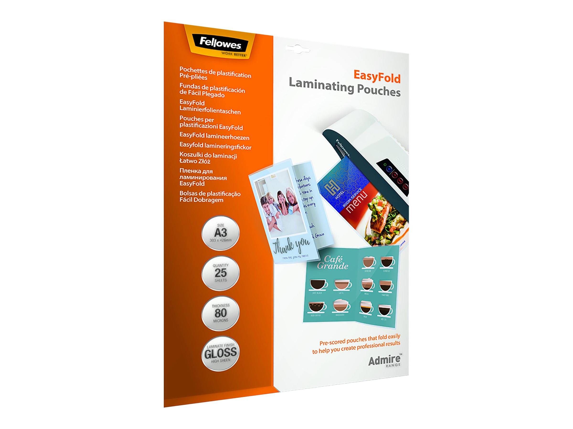 Fellowes EasyFold - 25er-Pack - glänzend - 303