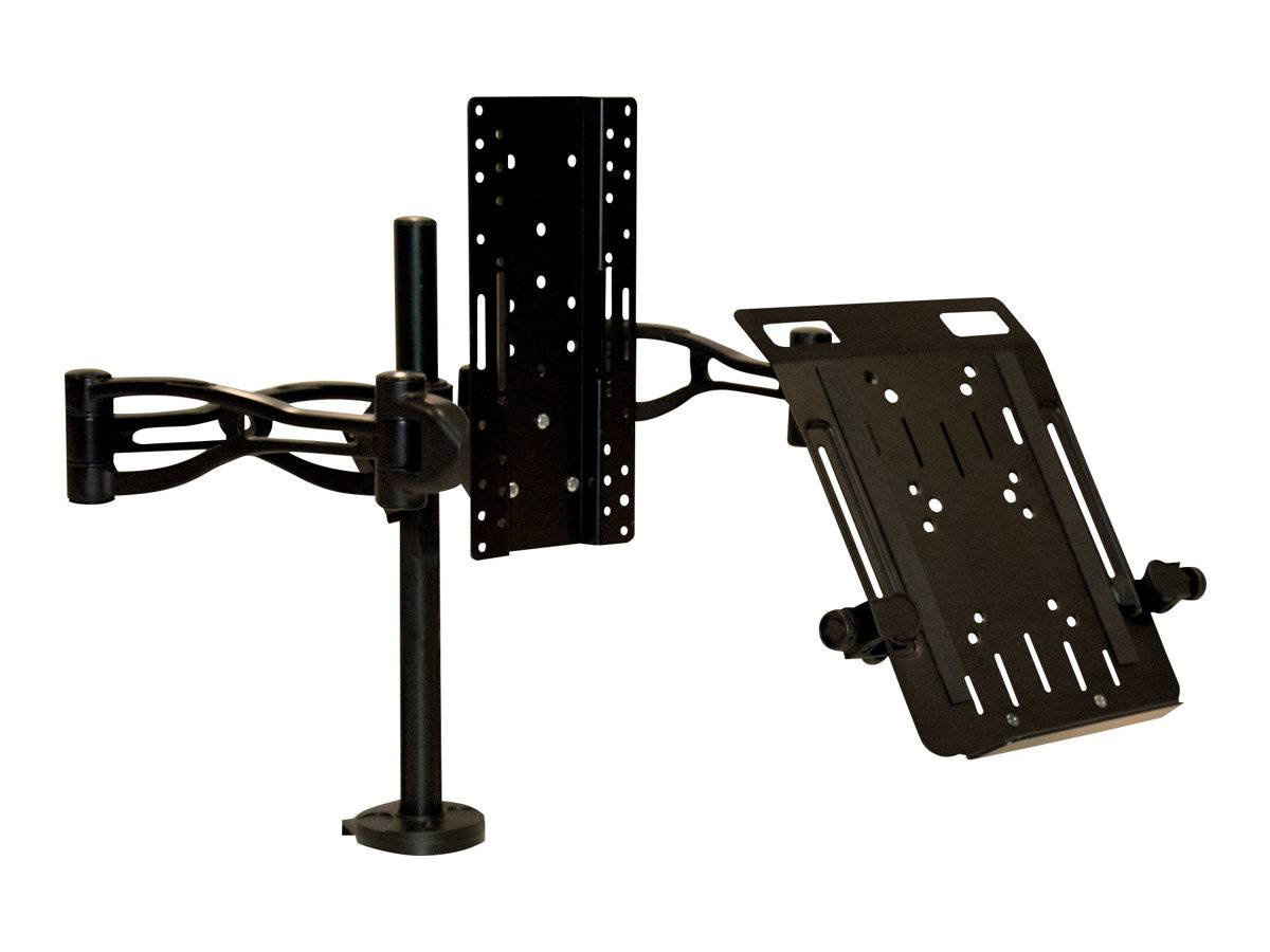 Fellowes Professional Series Depth Adjustable Dual Monitor Arm - Befestigungskit - für 2 Monitore (einstellbarer Arm)