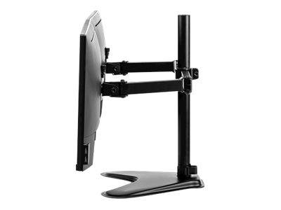 Fellowes Professional Series Free-standing Dual Horizontal Monitor Arm - Aufstellung - für 2 Monitore - Kunststoff, Alum
