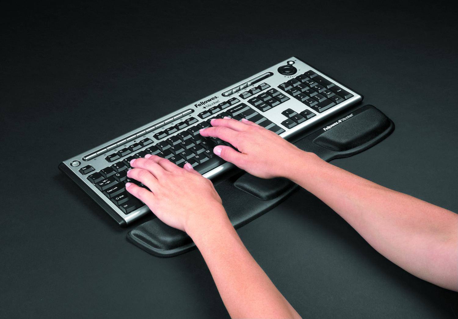 Fellowes Keyboard Palm Support - Tastaturplattform mit Handgelenkstütze