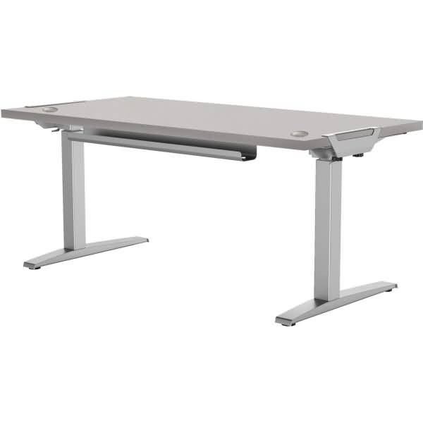 Tischplatte Levado 140x80cm hellgrau