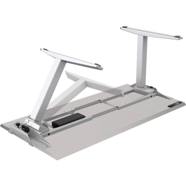 Tischplatte Levado 160x80cm hellgrau