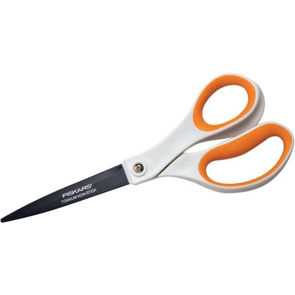 Schere Titanium Non Stick Schere 21cm weiß/orange