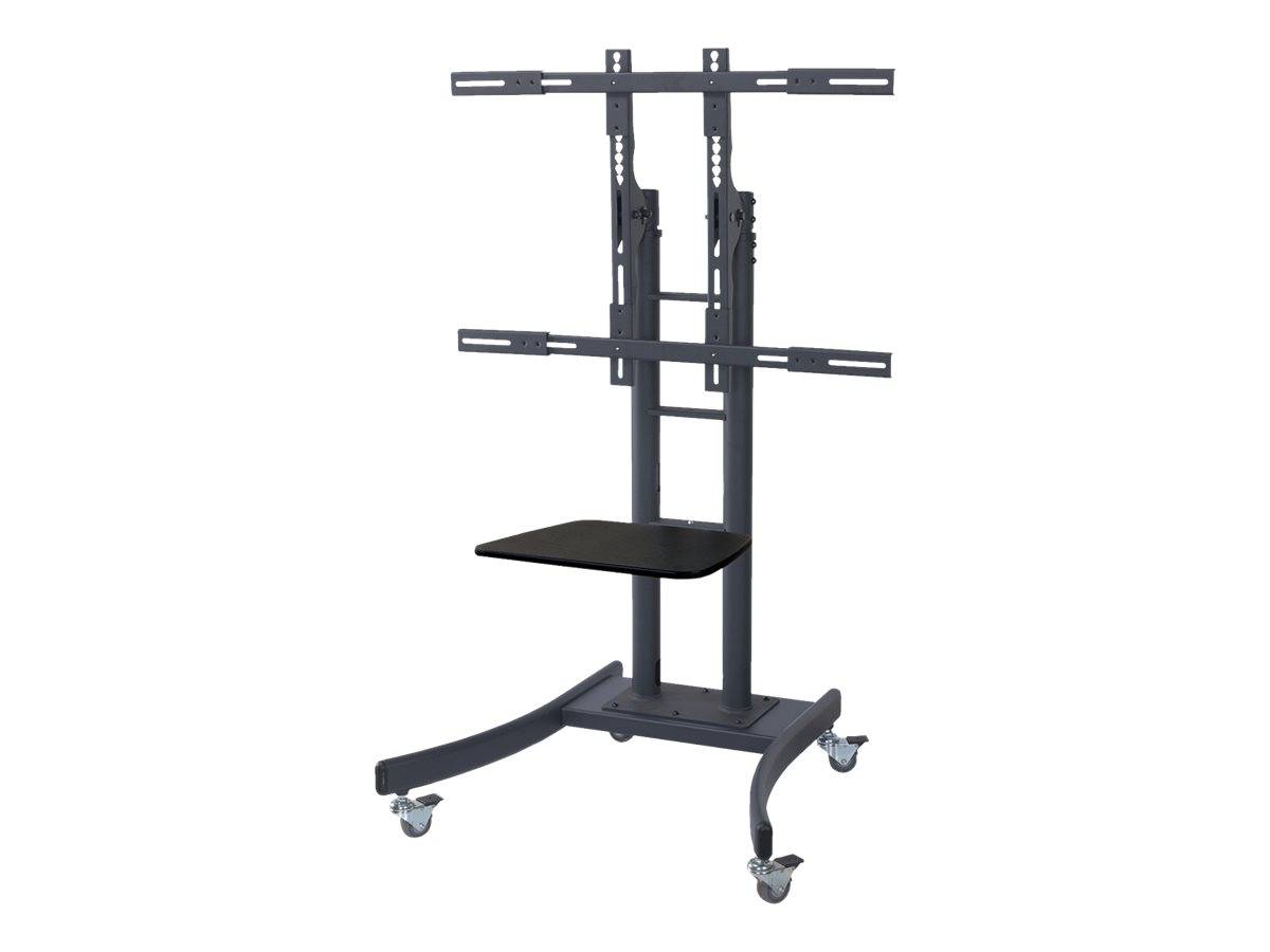 VALUE - Wagen - für Flachbildschirm / DVD-Player - Schwarz - Bildschirmgröße: 82-254 cm (32""-100"")