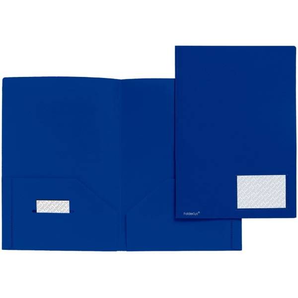 Angebotsmappe A4 PP vollfarbig blau
