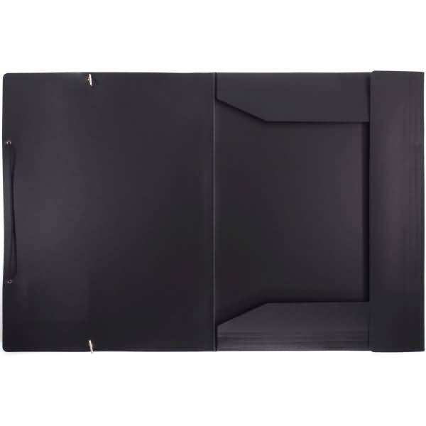 Eckspanner-Mappe A3 PP Standard schwarz